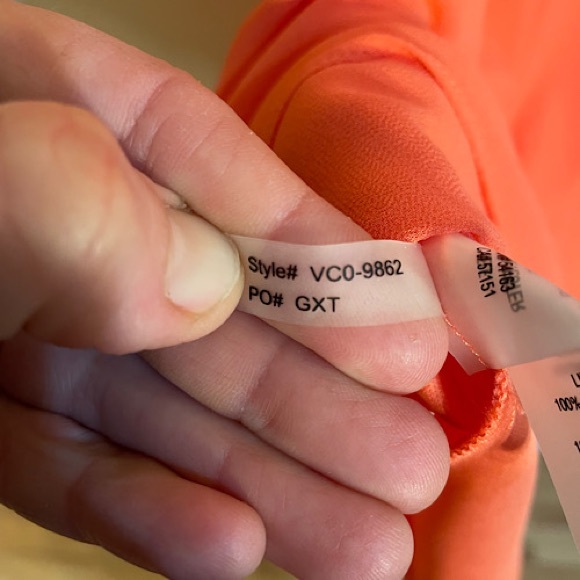 NWT Vince Camuto Coral Mock Collar Shift Dress - Picture 10 of 12